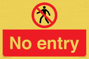 No entry